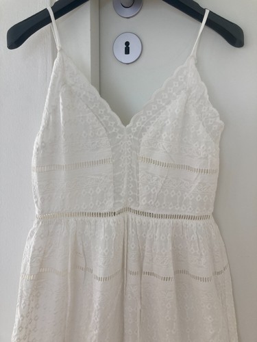 Midikleid weiß - h&m,