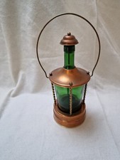 Kupfer Glas Schnapsflasche mit