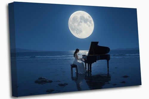 Dame klavier strand - dame,