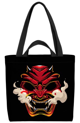 Samurai teufel maske tasche - teufel,
