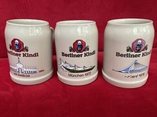 Bierkrug 0,5, Berliner Kindle Olympiade 1972, 1976,1984, München, Montreal, LA