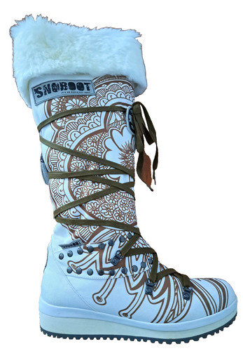 Snoboot modische weisse - ,
