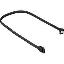 Sharkoon Sata III Kabel 90° sleeve, schwarz