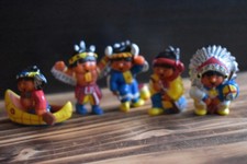 Ü-Ei - Figuren - Indianer - Überraschungeier - Fünf Figuren - Sammlung