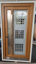 Massive Eiche Holzhaustür