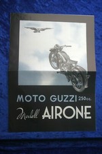 Moto Guzzi 250 ccm Airone 1939 Prospekt (M1177) FAKSIMILE Archiv Verlag