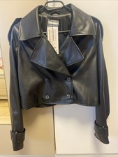 Lederjacke schwarz 34 new - schwarz,