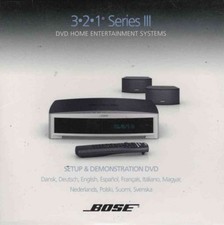 BOSE 3-2-1 Serie III In-Home Setup & Demonstration DVD