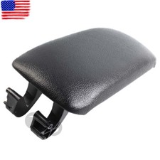 Black Leather Armrest Center