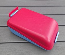 Tupperware Vesperbox Brotdose Lunchbox Picknick hellblau/brombeere RARITÄT