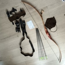 Bogen RD Entrada, 60"/7 1/2" * 25# @ 28"  NEUWERTIG, 7 Carbonpfeile, + Zubehör