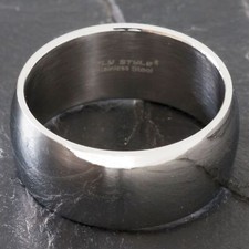 Band Ring Edelstahl Damenring Herrenring Daumenring Partnerringe Edelstahlring