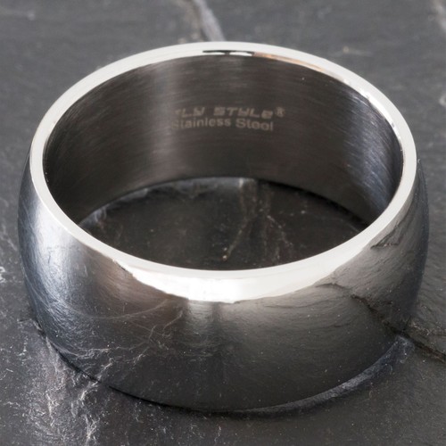 Band ring edelstahl damenring - band,