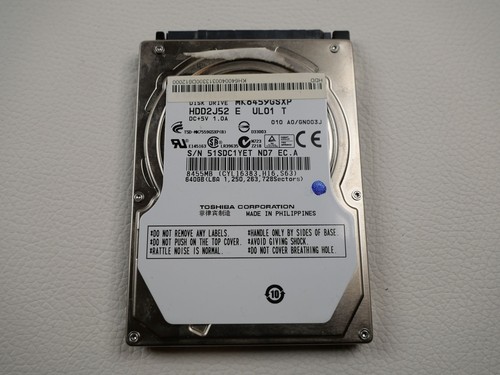 Toshiba hdd2j52 hdd festplatte - toshiba,