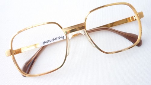 Vintage brille metall - metall, gestell