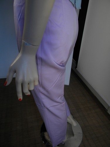 Escada erhaben hose wolle lila - wolle,