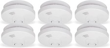 6 Stück Sensor-Rauchmelder