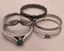 Konvolut 5 X Ringe 835 & 925er