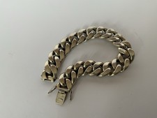 Panzerarmband Silber 925 Herren, schwere Qualität!