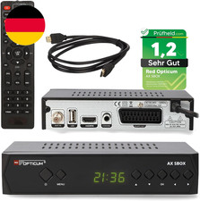 RED OPTICUM HD Sat Receiver Für Satellitenschüssel Mit Aufnahmefunktion, AAC-LC 