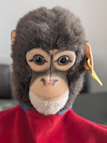 Steiff handpuppe affe - steiff, 6460/27