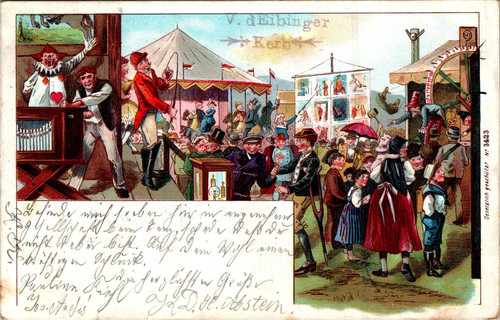 Litho gruss aus eibingen - litho,