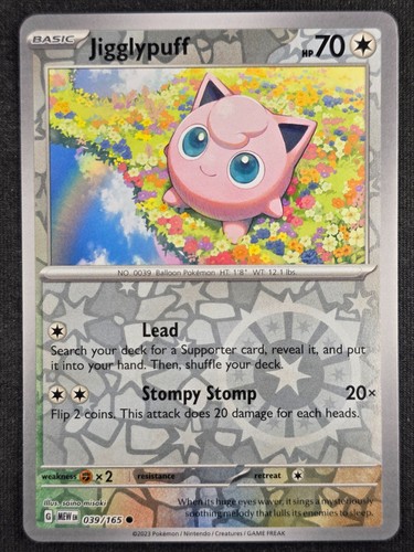Jigglypuff 039 165 pokemon - jigglypuff, 039/165