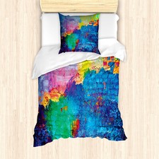 Ziegelwand Bettwäsche Set