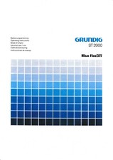 Bedienungsanleitung-Operating Instructions für Grundig SV 2000 