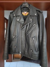 Harley Davidson Lederjacke für Männer, mit Airbrush, neuwertig