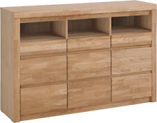 Kommode Sideboard Silkeborg Eiche teilmassiv Breite 130cm HOME AFFAIRE