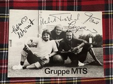 drucksignierte AK Gruppe MTS DDR Band Musik