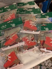 Dekoanhänger Schlittschuhe