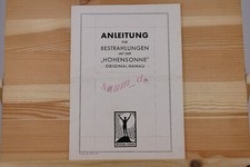 Anleitung für die