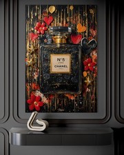 Parfum Flasche Leinwand Bild