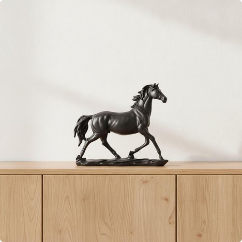 Horse figurine base - figurine, a
