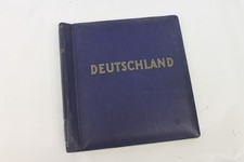 Schaubek Briefmarkenalbum Vordruckalbum dunkelblau Deutschland vintage
