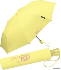 Happy Rain Regenschirm Damen Taschenschirm Automatik leicht klein UV50 UV-Schutz