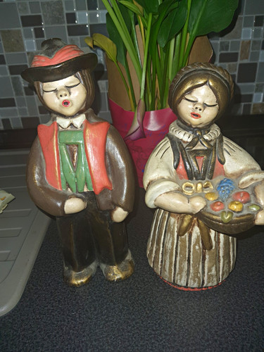 Thun keramikfiguren paar - thun,