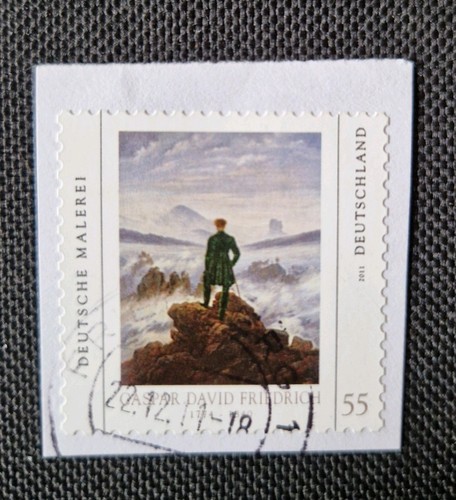 Briefmarke caspar david - briefmarke,