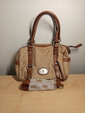 Fossil Handtasche / Umhängetasche   – Beige / Braun – Sehr guter Zustand
