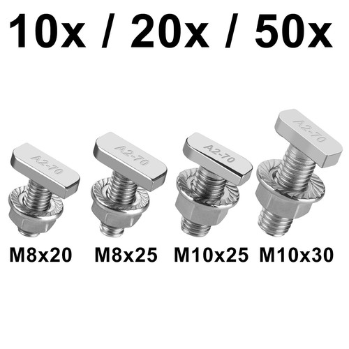 M10 hammerkopfschrauben 20 - m8,