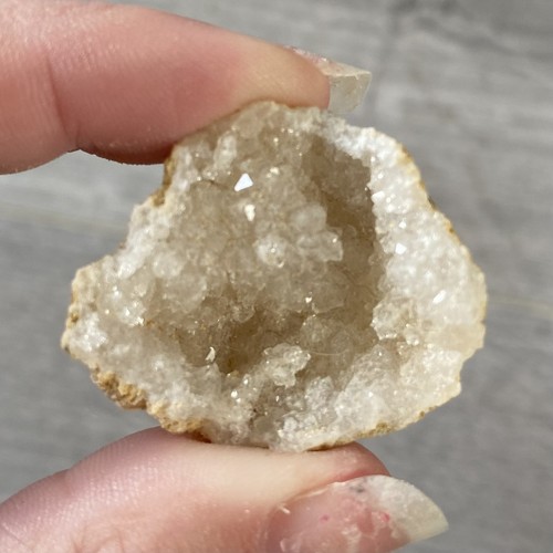 Schneequarz kristallgeode - schneequarz,