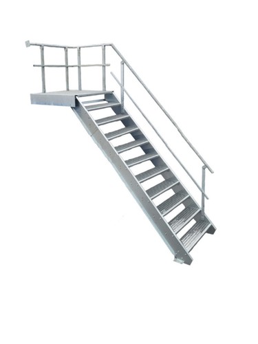 Stufen podest stahltreppe - +,