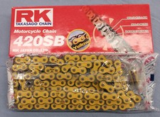 RK Kette 420 SB 130 gelb Motorradkette / Antriebskette