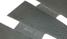 Fußmatte Piaggio Vespa PK 50, 80, 125 XL, XL2 mit Plastik auf Trittbrett