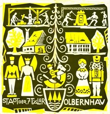 Broschüre Olbernhau Stadt der 7 Täler Erzgebirge Flöha Stadtgeschichte Museum