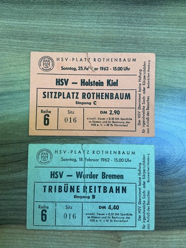 Ticket eintrittskarte hsv - x,
