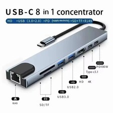 USB C Hub 8in1 Adapter USB C