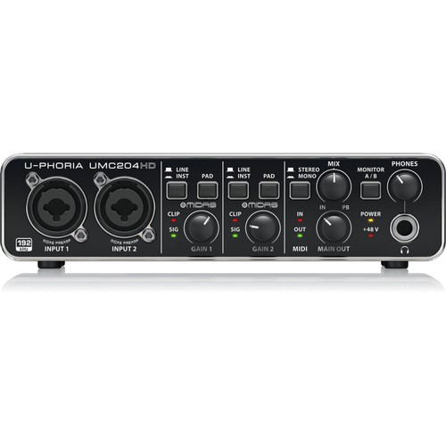 Behringer phoria umc204hd - behringer,